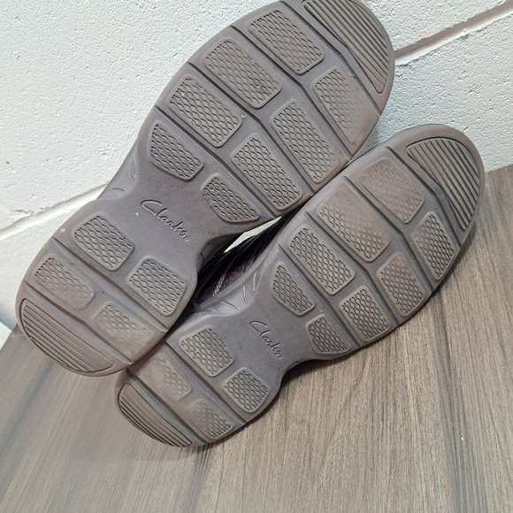 Clarks Collection Men's Casual Brown Leather Lace Up Comfort Shoes US Size 9 M - Picture 7 of 8